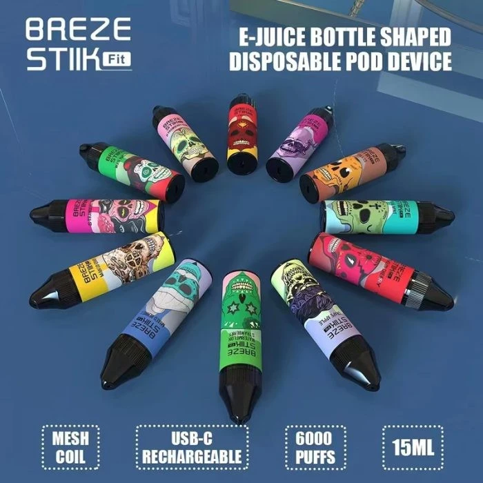 Breze Stiik FIT 6000 Puffs Disposable Vape best